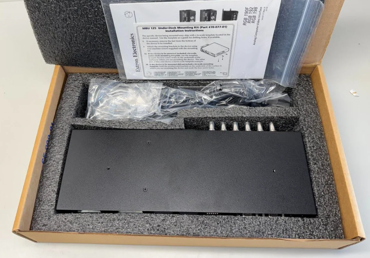 Extron RGB 198 Under-Table & Rack-Mountable Computer-Video and Audio Interface - Image 3