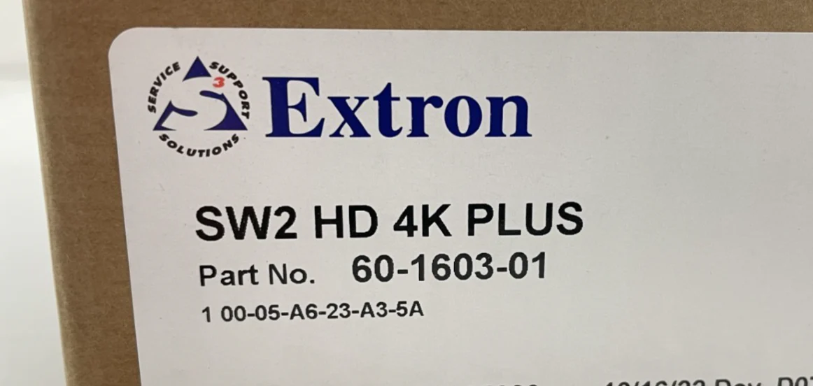 Extron SW2 HD 4K PLUS 2-Input 4K/60 HDCP 2.3 Compliant HDMI Switcher 60-1603-01 - Image 2