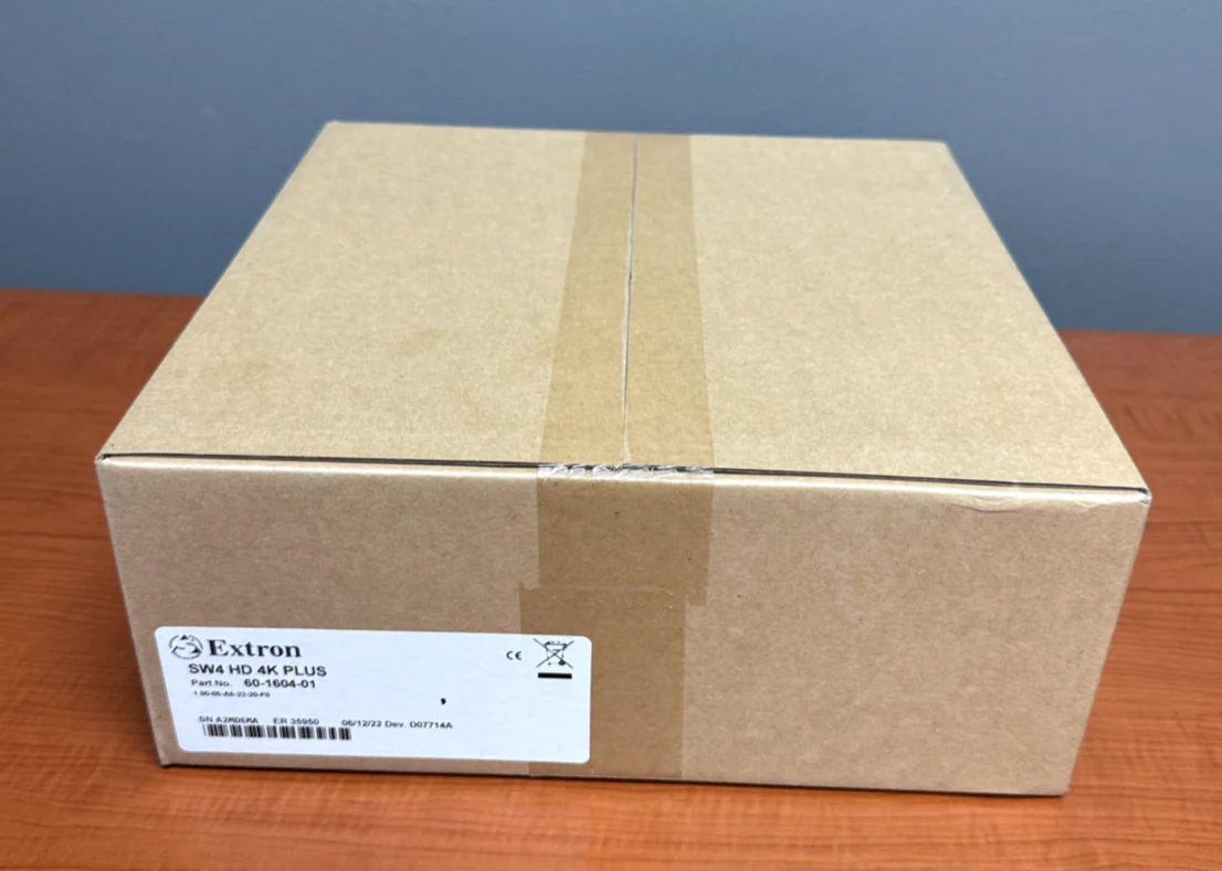 Extron SW4 HD 4K PLUS Four Input 4K/60 HDMI Switcher 60-1604-01 NEW