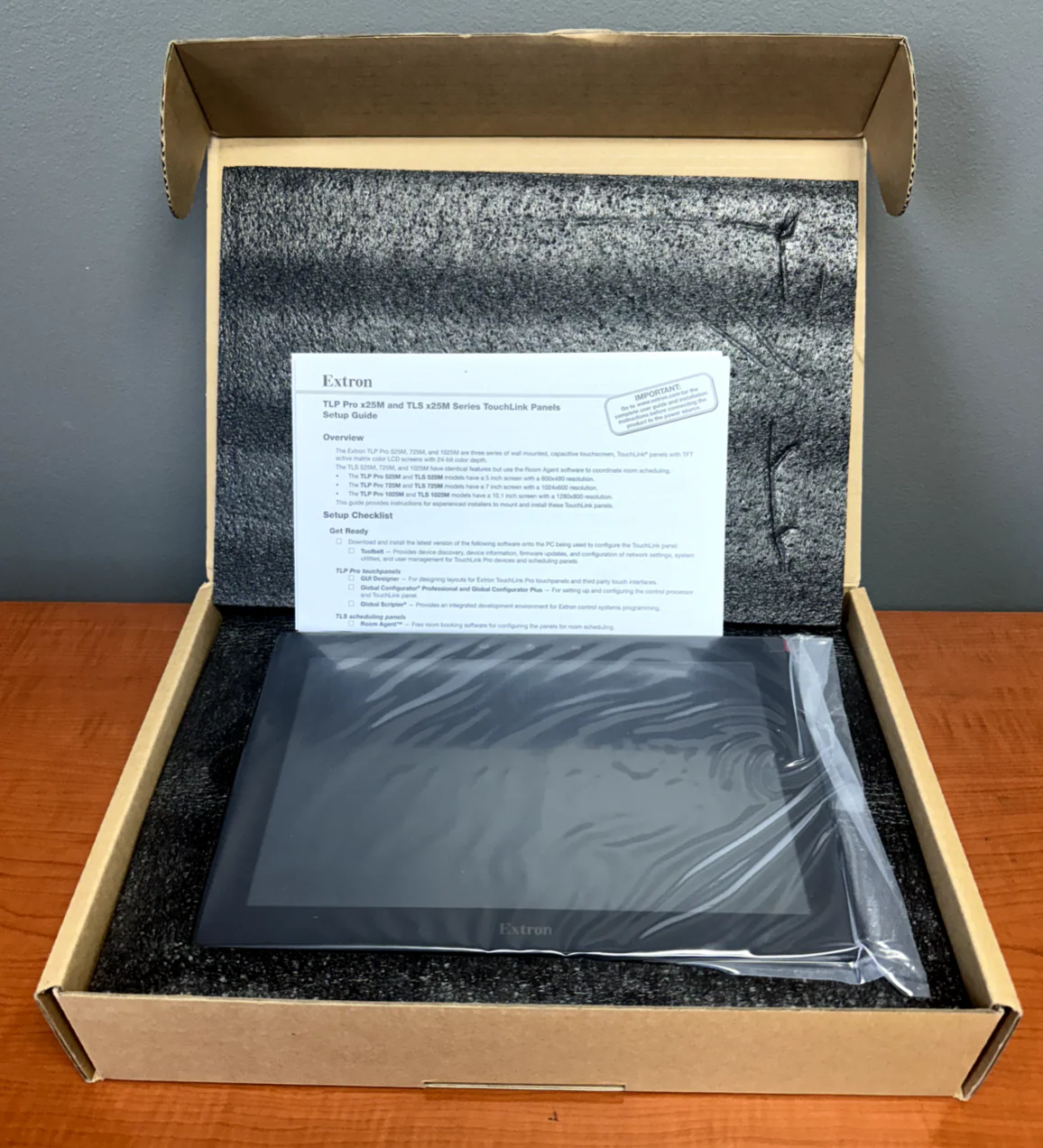 Extron TLP Pro 1025M Black 10" Wall Mount TouchLink Pro Touchpanel 60-1566-02 - Image 3