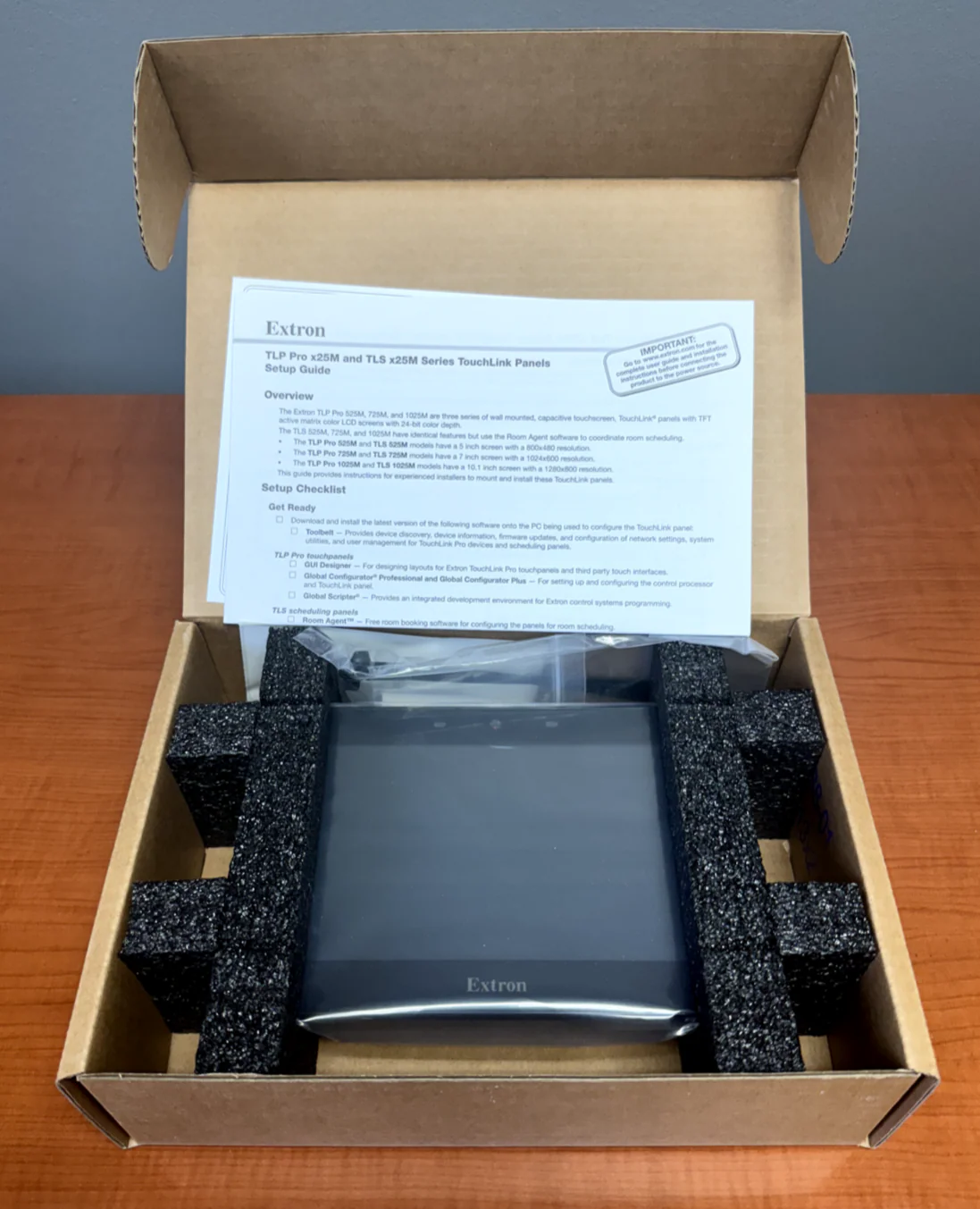 Extron TLP Pro 725M Black 7" Wall Mount TouchLink Pro Touchpanel 60-1563-02 NEW - Image 3