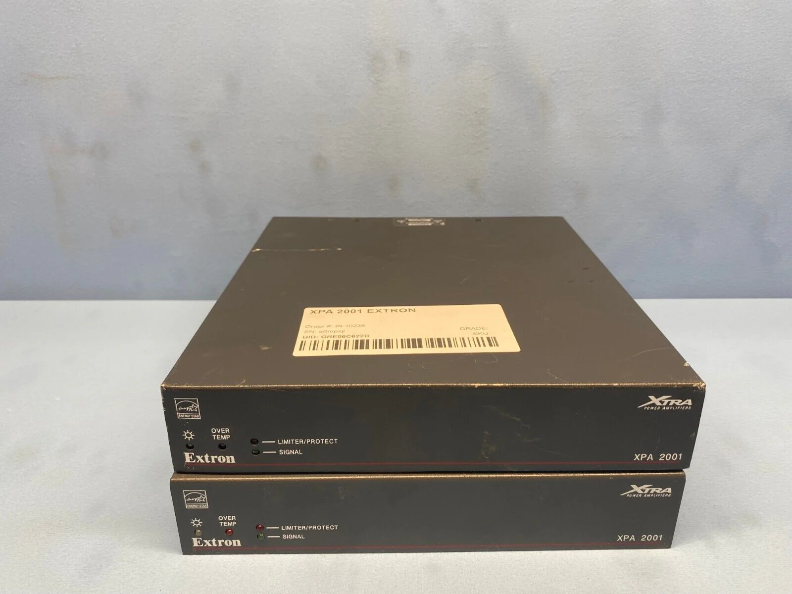 Extron XPA 2001 Mono 70/100 V Amplifier - 200 Watts (60-850-01) LOT OF 2 - Image 4