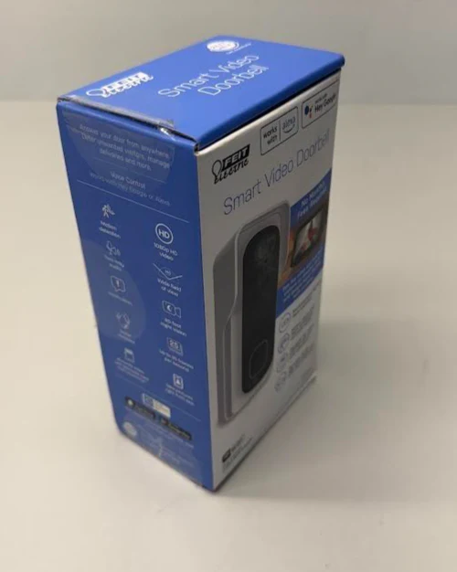 Feit Electric CAM/DOOR/WIFI/BATG2 Wired or Battery Smart Wi-Fi Video Doorbell