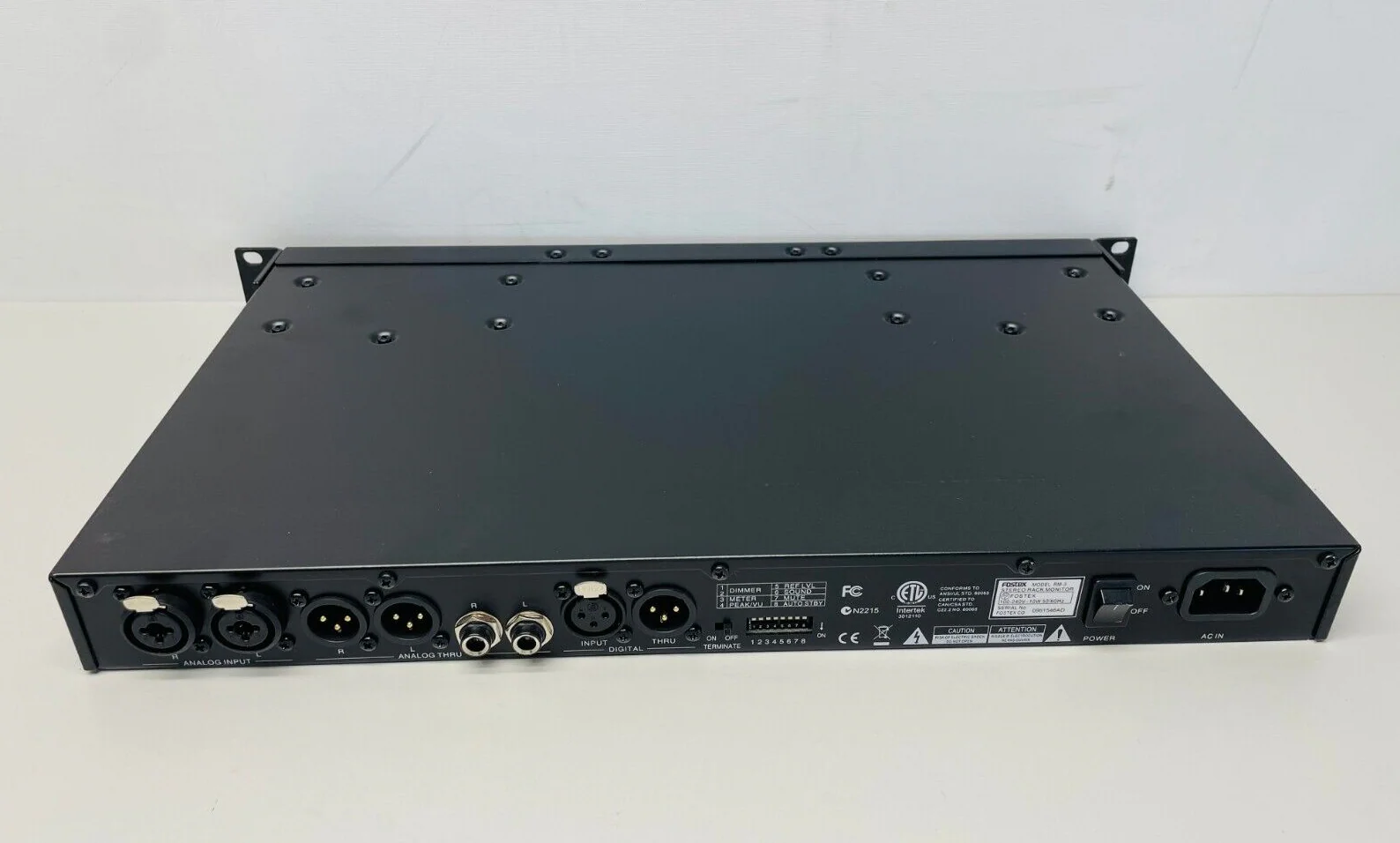 Fostex RM-3 Rackmount 20W Stereo Rack Monitor - Image 3