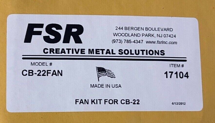 FSR CB-22FAN Classroom Ceiling Enclosure for CB-22 - Image 2