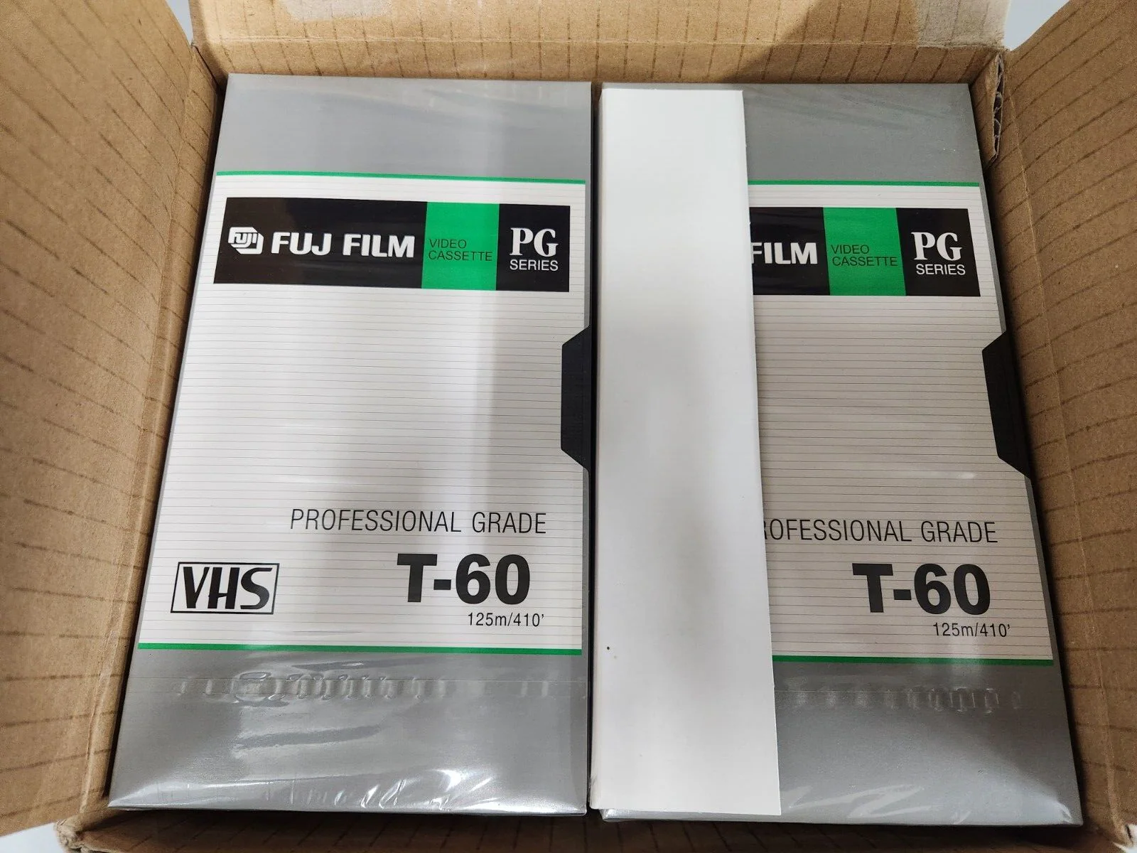 FUJI Blank Professional Grade Videocassette T-60 VHS Tapes PG Series LOT OF 10 - Image 2