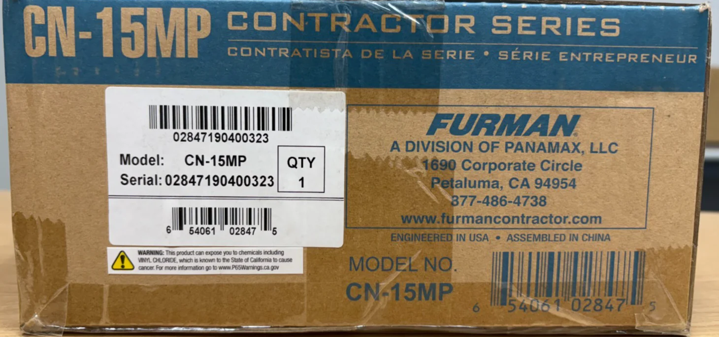 Furman CN-15MP Contractor Series MiniPort (15A)