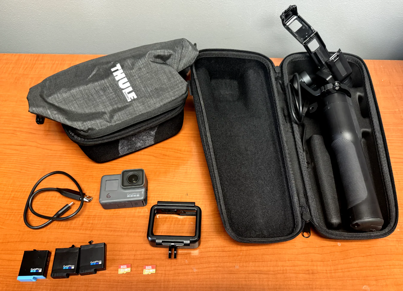 GoPro HERO6 Black 4K Action Camera w/ Batteries and Accessories