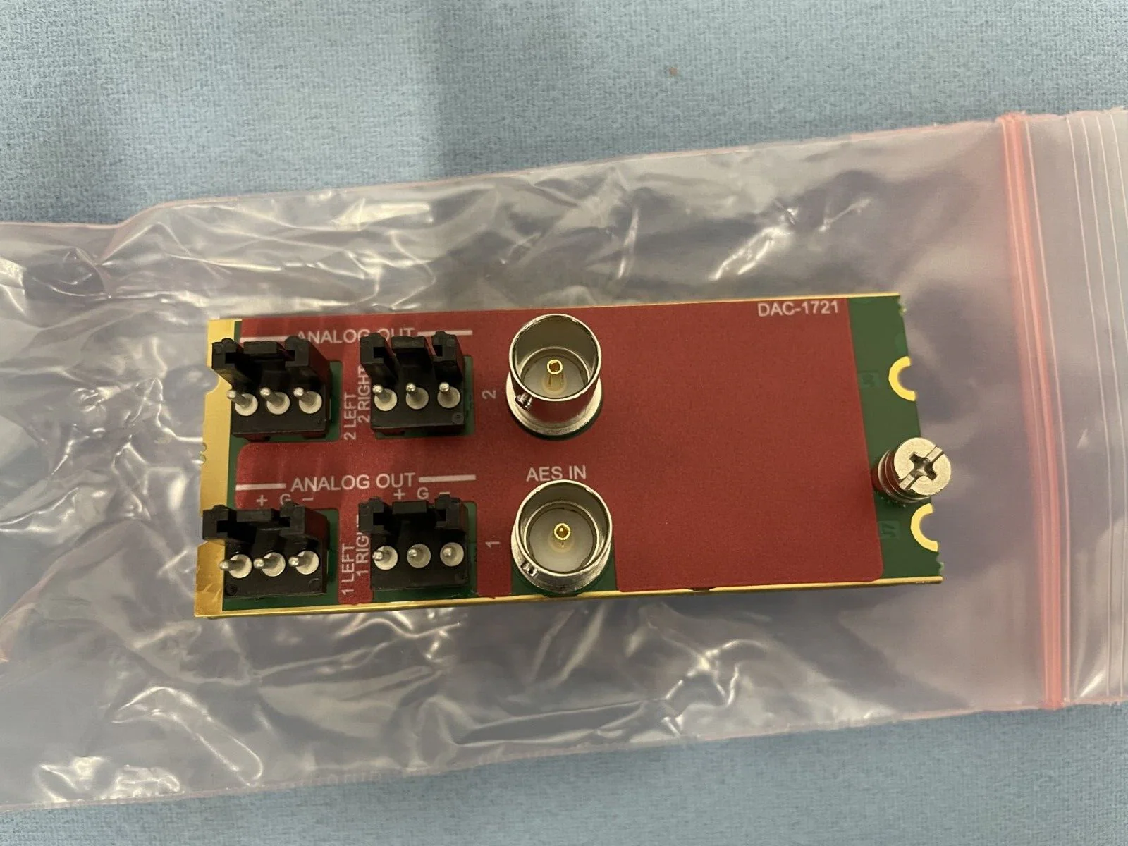 Grass Valley Miranda DAC-1721 Dual AES Digital to Analog Audio Converter Card & - Image 4