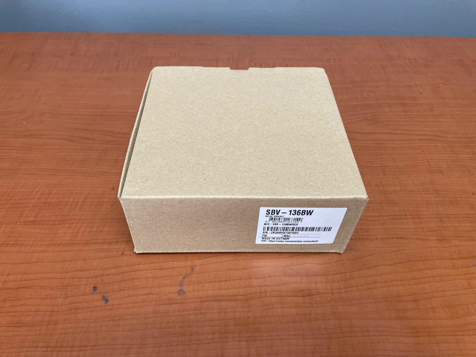 Hanwha Vision SBV-136BW Dome Back Box Mount - Image 2