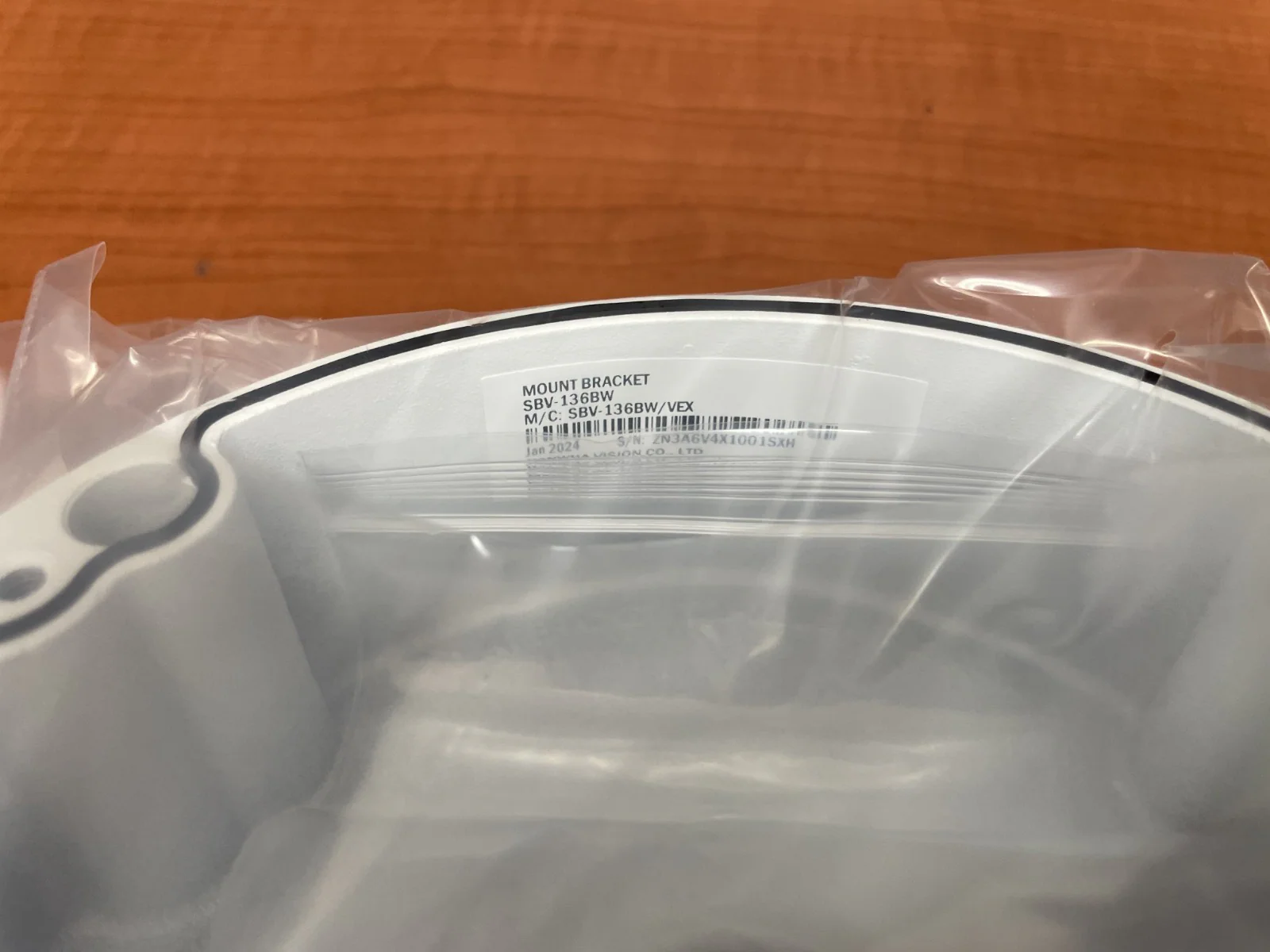 Hanwha Vision SBV-136BW Dome Back Box Mount - Image 5