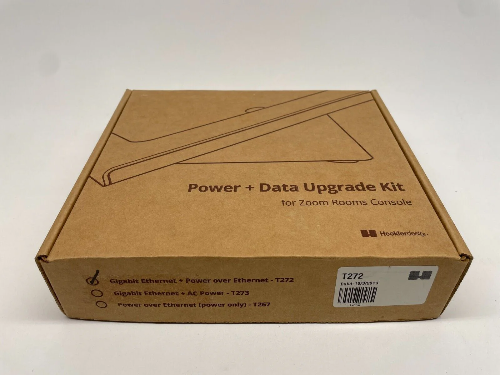 Heckler Design T272 Power + Ethernet PoE Upgrade Kit for Zoom Rooms Console