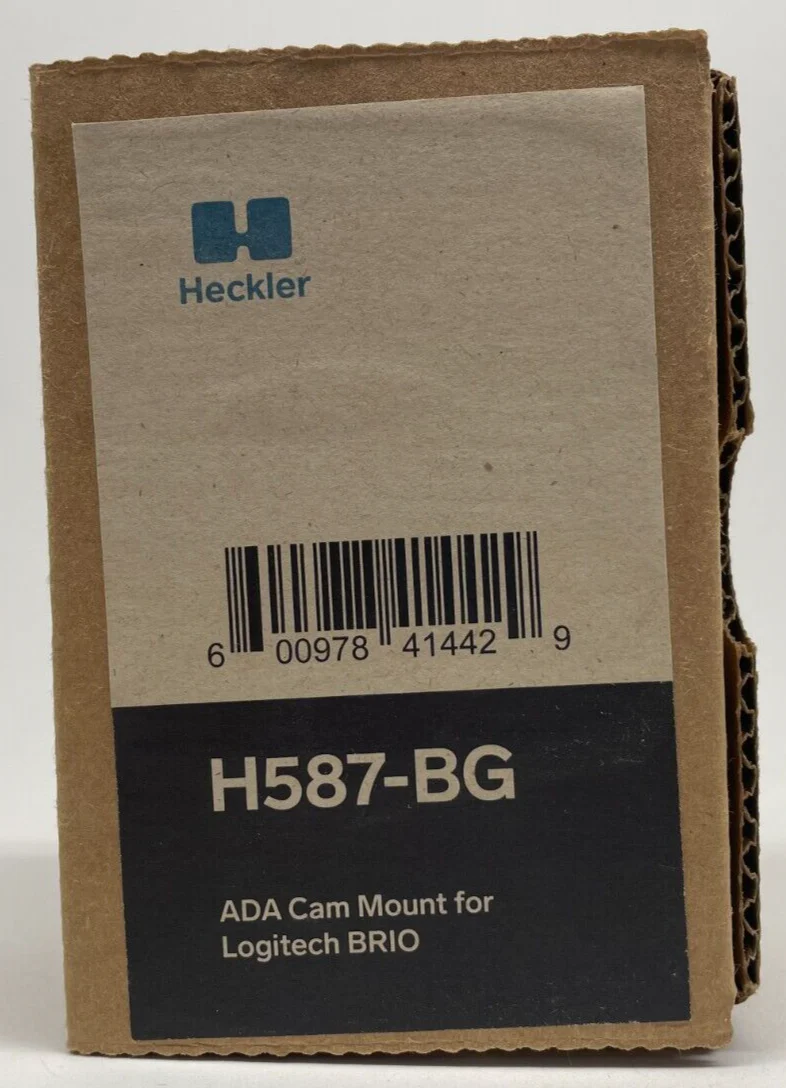 Heckler H587-BG ADA Camera Mount for Logitech BRIO Cameras (Black Gray) - Image 2