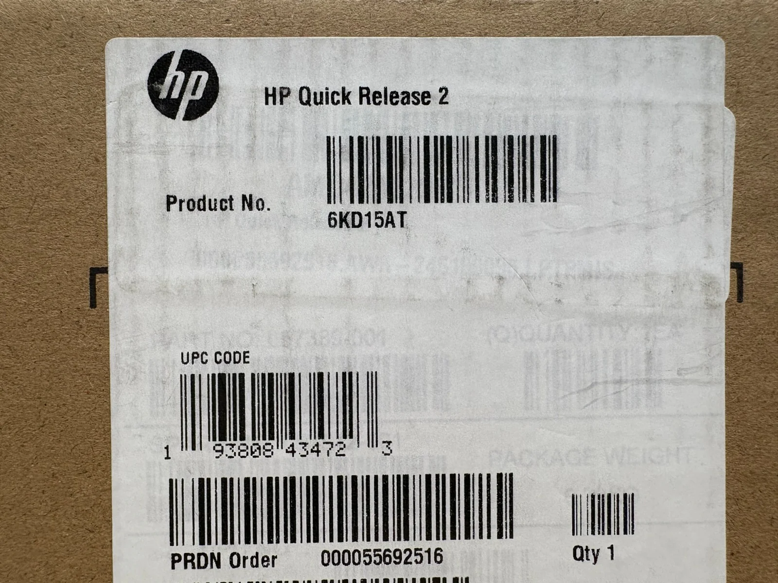 HP Quick Release 2 Monitor Brackets (P/N: 6KD15AT) LOT OF 2