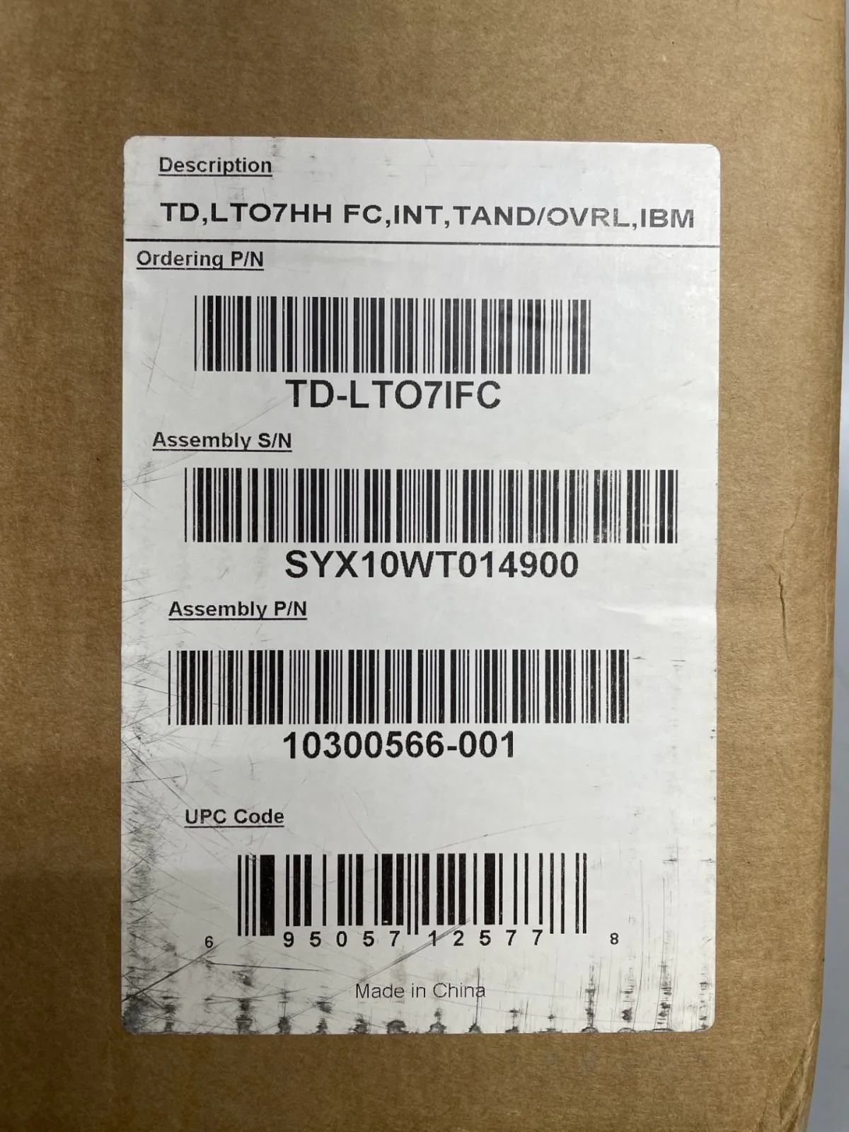 IBM LTO Ultrium 7-H Half-Height Fibre/Fiber Channel Internal 6TB Tape Drive - Image 5