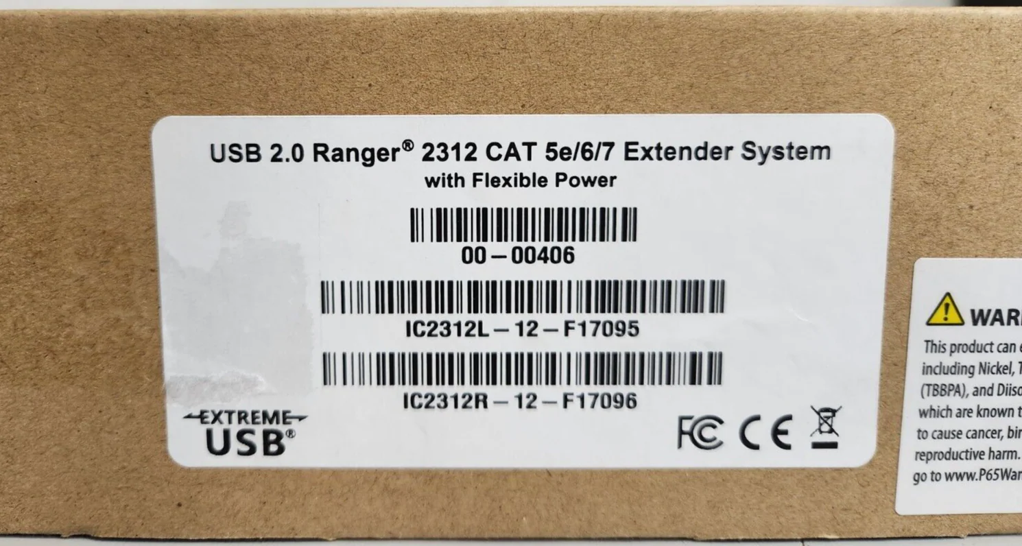Icron Two-Port USB 2.0 Ranger 2312 CAT 5e/6/7 Extender System NEW - Image 4