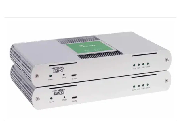 Icron USB 3-2-1 Raven 3104 4-Port USB-C 3.1 100m CAT 6a/7 Extender System