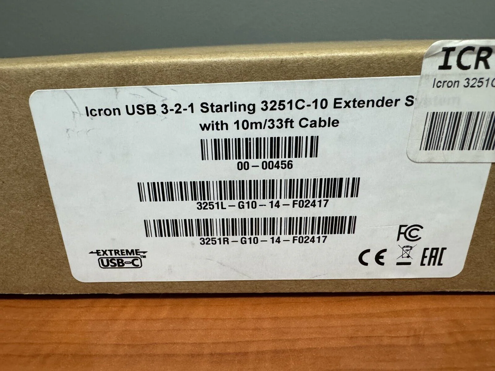 Icron USB 3-2-1 Starling 3251C-10 1-Port USB-C 3.2 Gen 1 Extender 00-00456 - Image 3