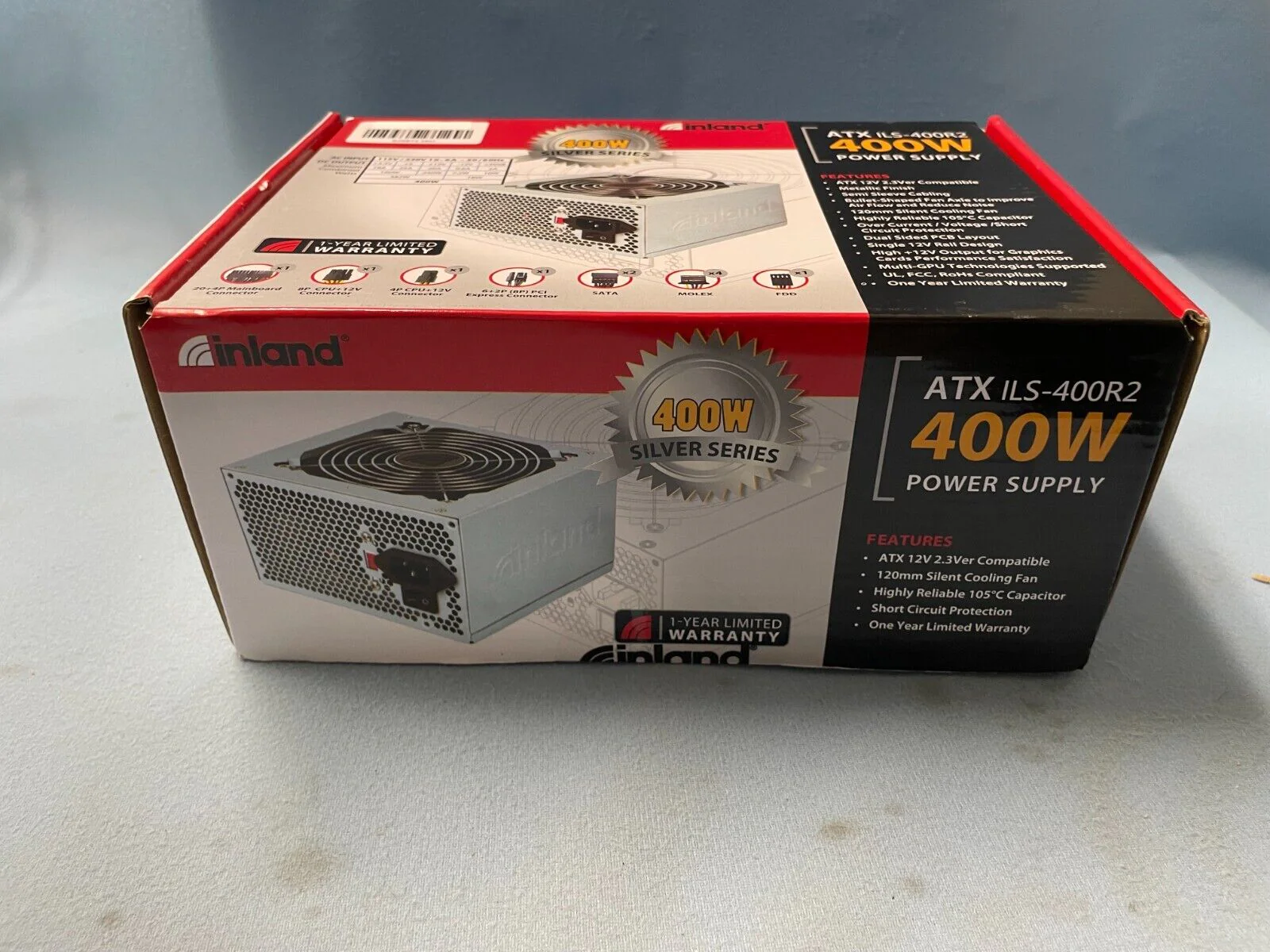 Inland ATX ILS-400R2 Power Supply 115V/230V - 60/50 Hz - Image 2