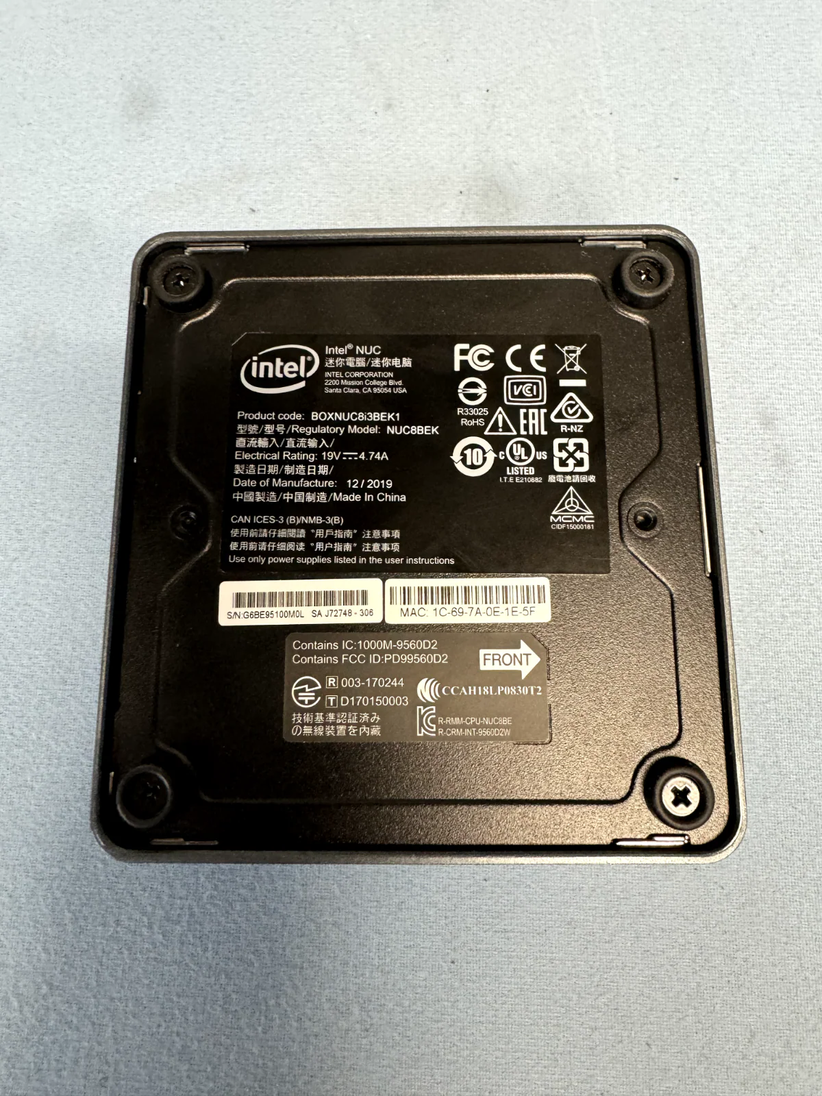 Intel NUC 8 Mini PC | i3 | No SSD No Operating System No Memory BOXNUC8i3BEK1 - Image 2