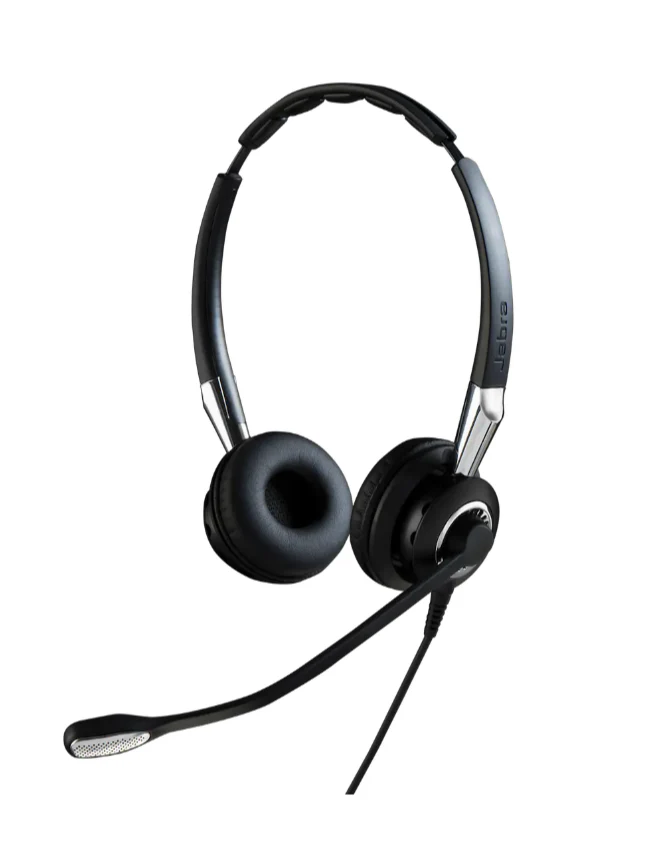 Jabra BIZ 2400 II Duo USB Corded Headset w/ Noise Cancelling Mic 2499-823-209 - Image 2