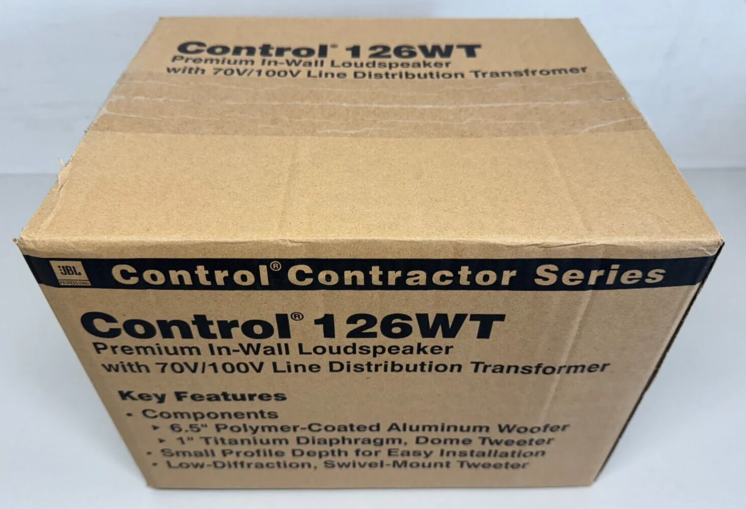 JBL Control 126WT In-Wall 6.5" In-Wall Loudspeaker w 70V/100V Transformer