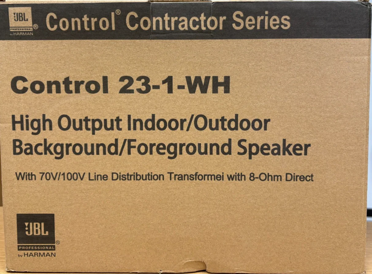 JBL Control 23-1-WH Ultra Compact 3-inch Loudspeaker  | White  (Pair)