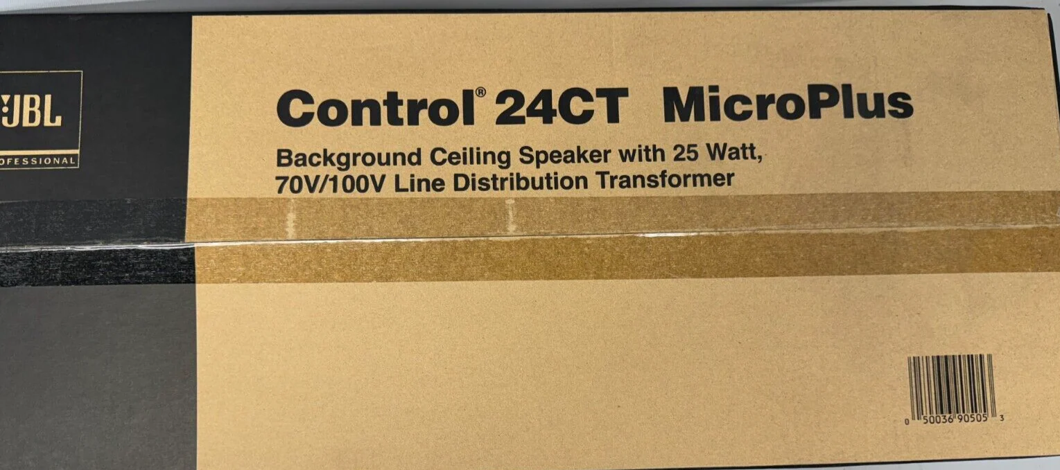 JBL Control 24CT MicroPlus 4" Background Music Ceiling Speaker SEALED BOX - Image 3