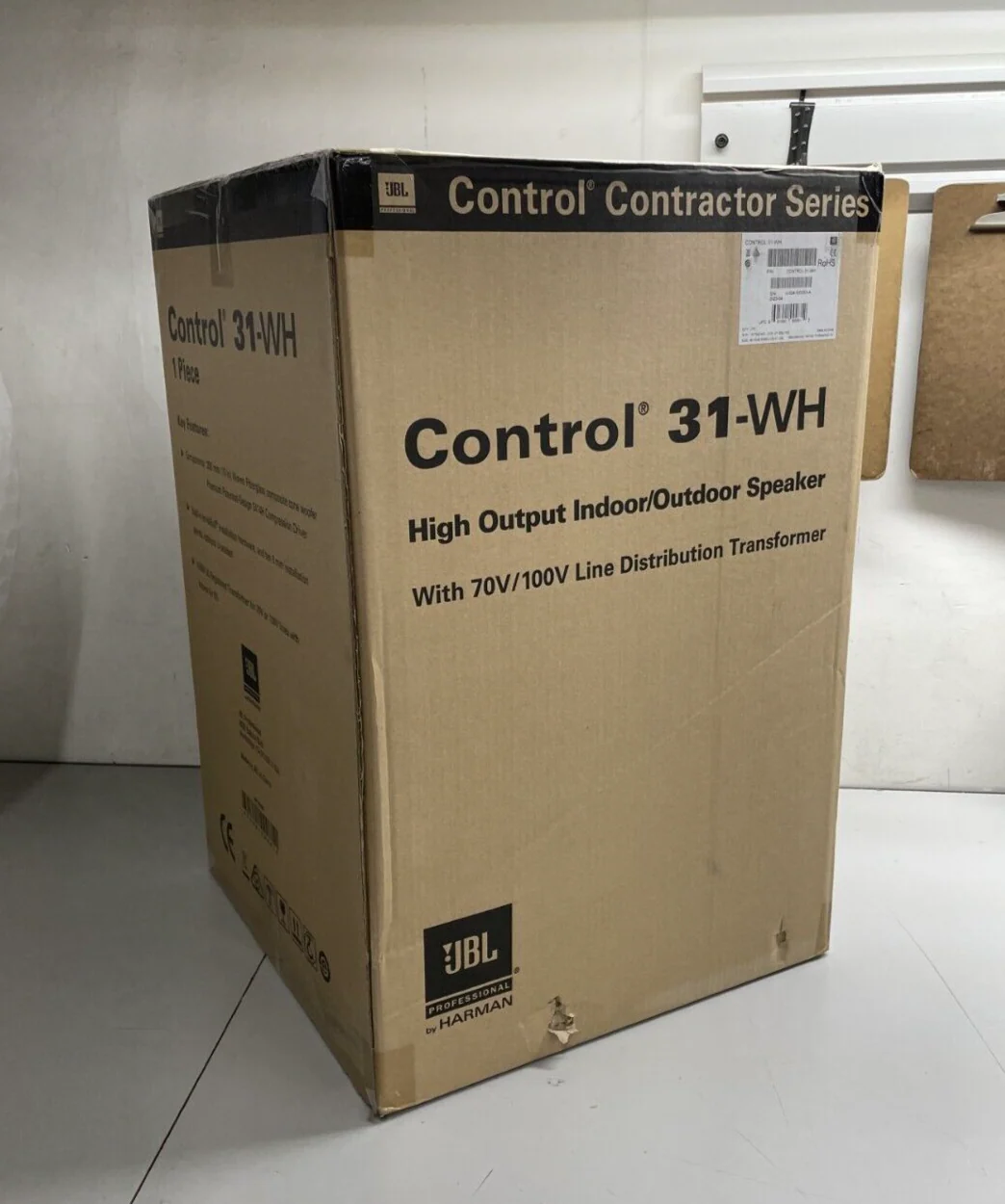 JBL Control 31-WH (White) 2-Way Indoor/Outdoor Pro Audio Monitor Loudspeaker NEW