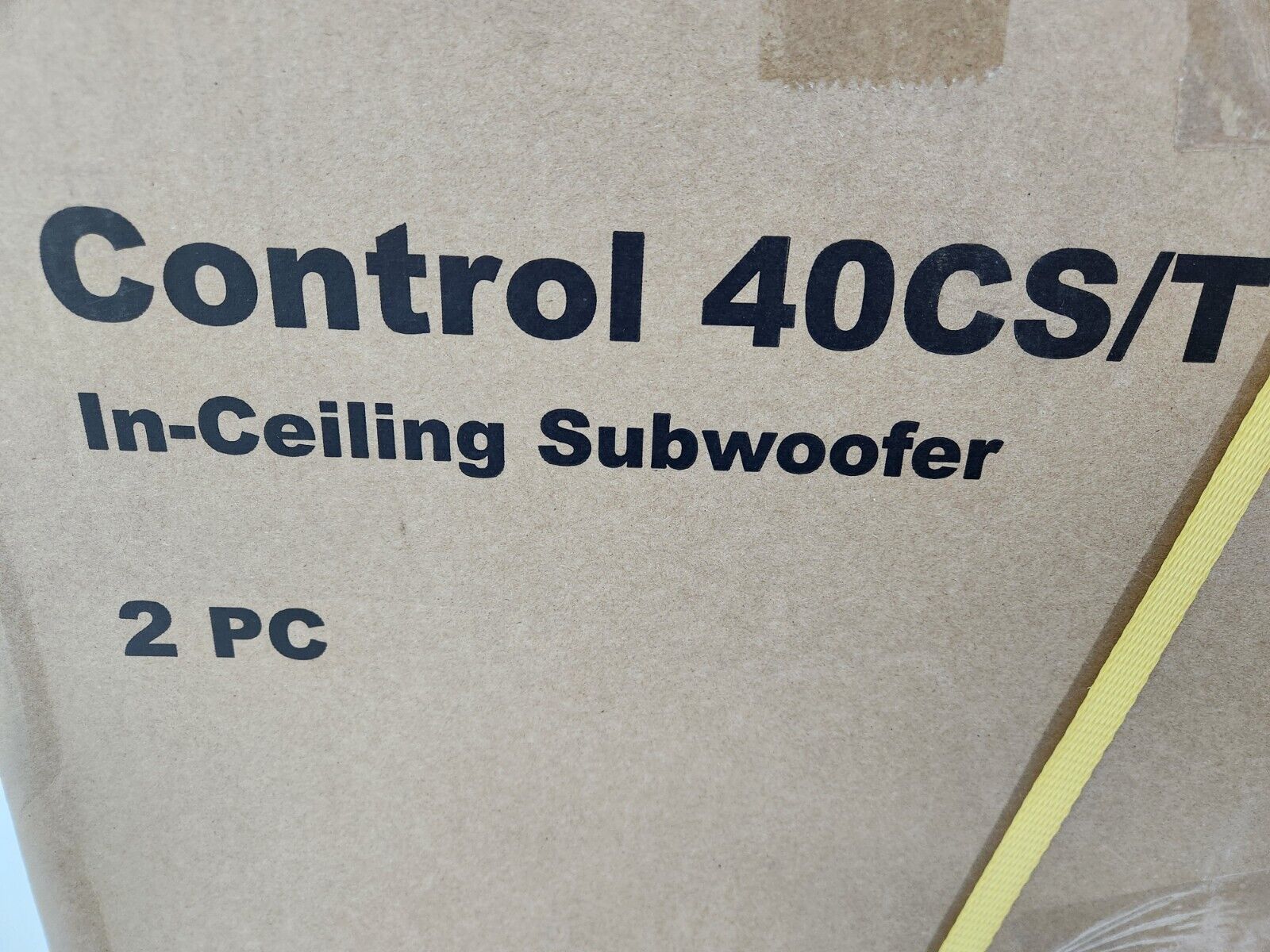 JBL Control 40CS/T High-Impact, Passive In-Ceiling Subwoofer White Pair - Image 2