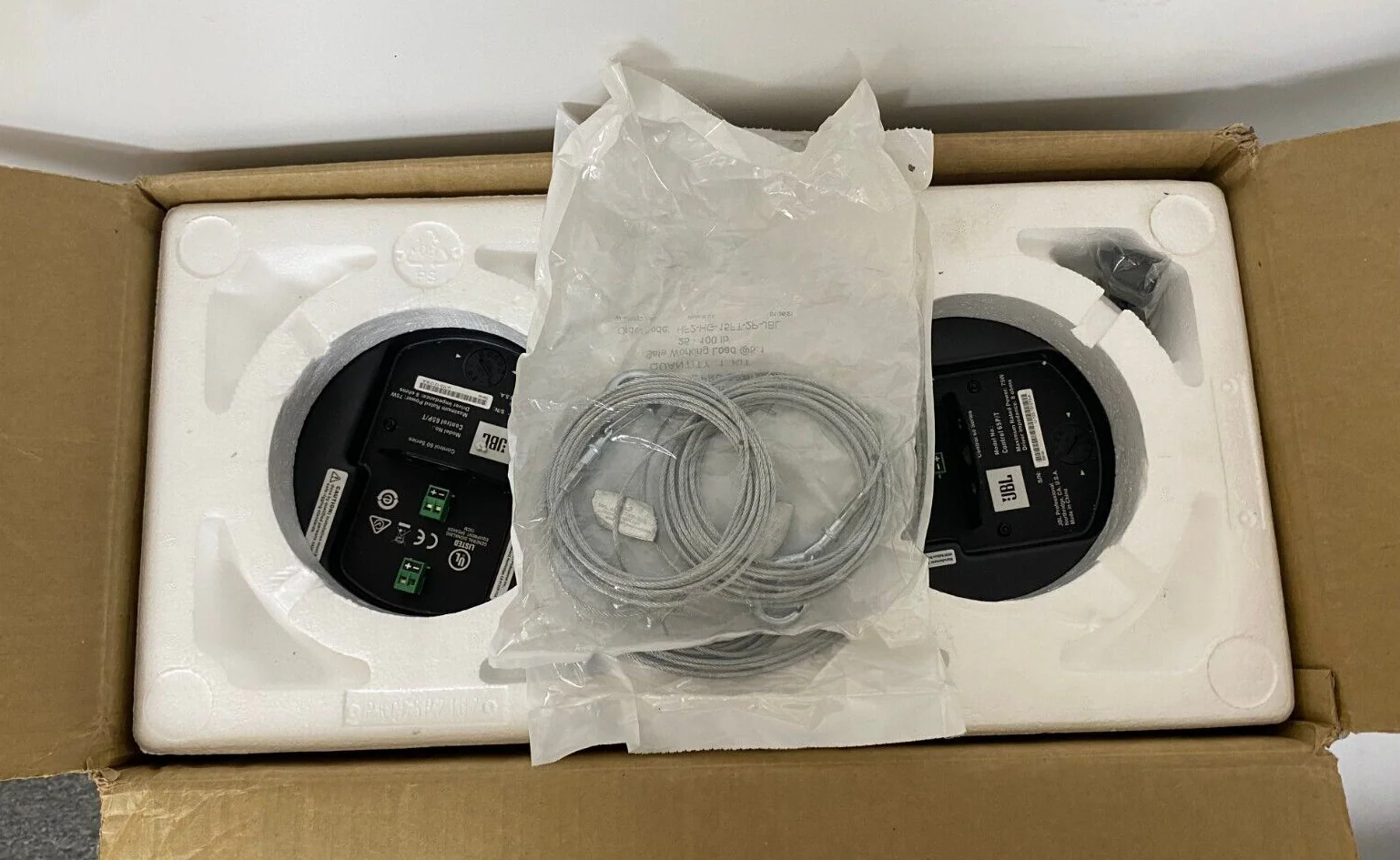 JBL Control 65P/T Full-Range Satellite Pro Audio Pendant Speakers (C65P/T) - Image 3