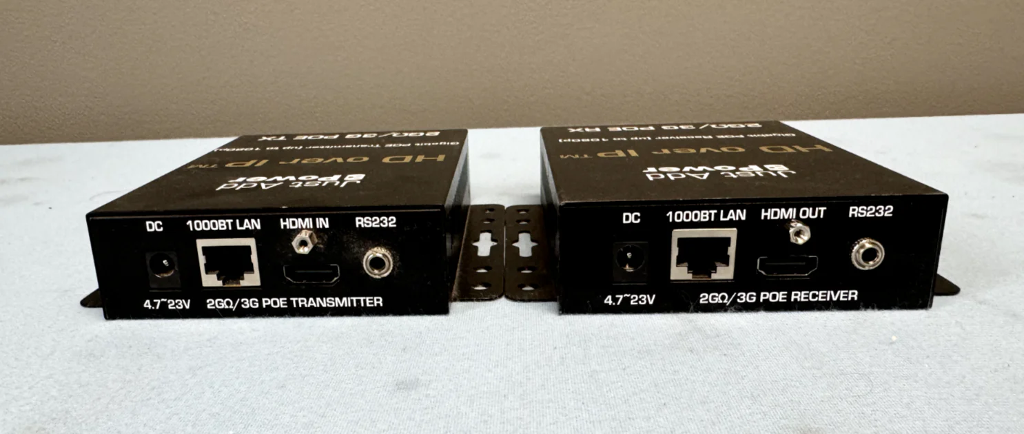 Just Add Power 2GΩ/3G POE TX & RX HD Over IP Gigabit POE Transmitter & Receiver - Image 3