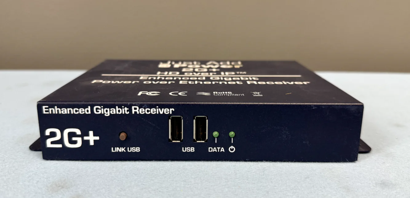 Just Add Power 2G+ HD Over IP Enhanced Gigabit Power Over Ethernet Receiver - Image 2