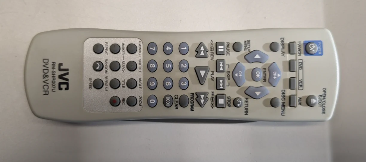 JVC HR-XVC19SU DVD VCR Combo DVD Player VHS VCR with Remote - Image 2