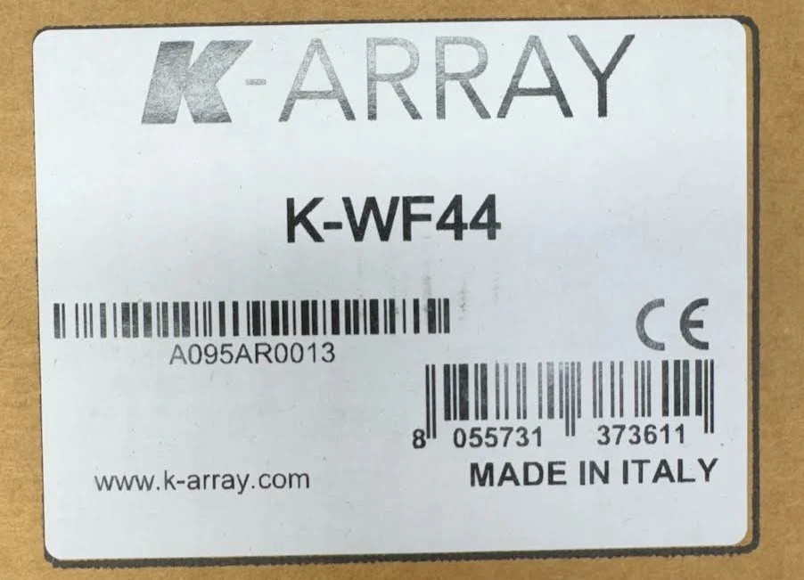 K-ARRAY K-WF44 Accessory to install KU44 flushed in wall. (Black) - Image 2