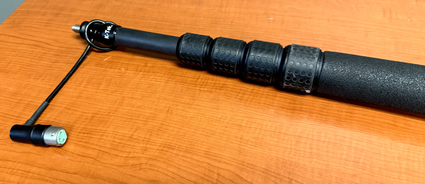 K-Tek Boompole 4 Section Internal Coiled Cabled Boompole Side Exit - Image 4