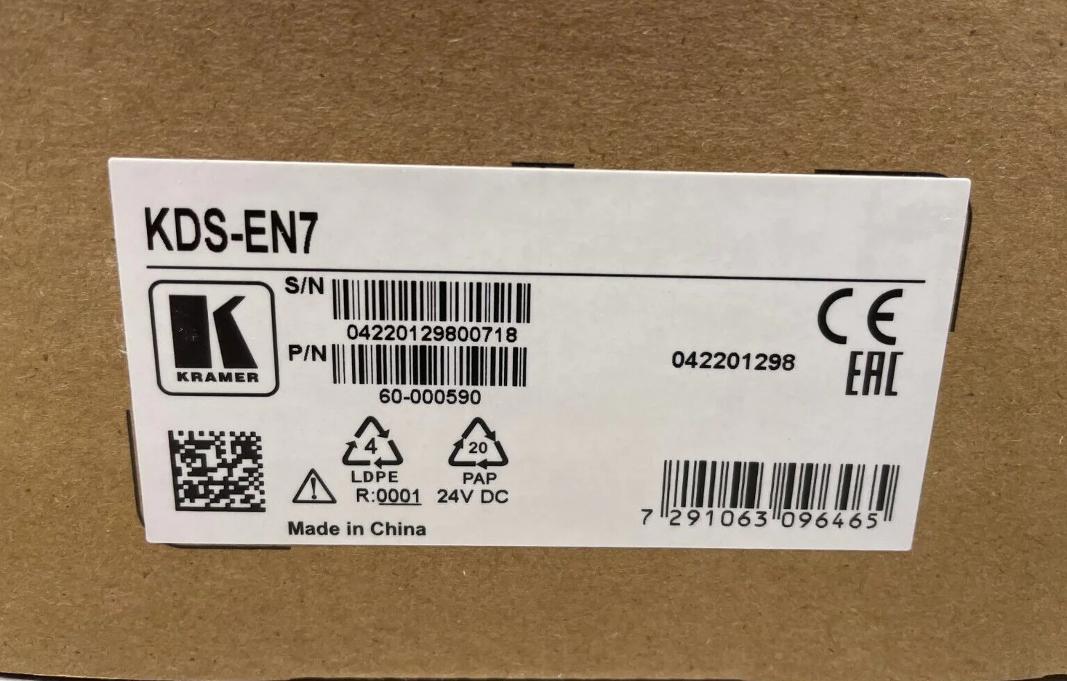 Kramer KDS-EN7 AVoIP Encoder for 4K60 over 1G Network 60-000590 - Image 2