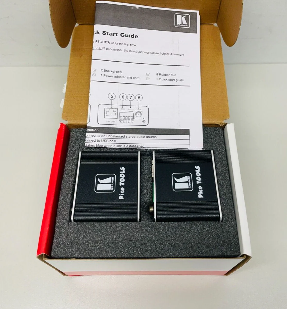 Kramer PT-2UT/R-KIT 4K HDR HDMI Compact PoC Extender over Long-Reach DGKat 2.0 - Image 3