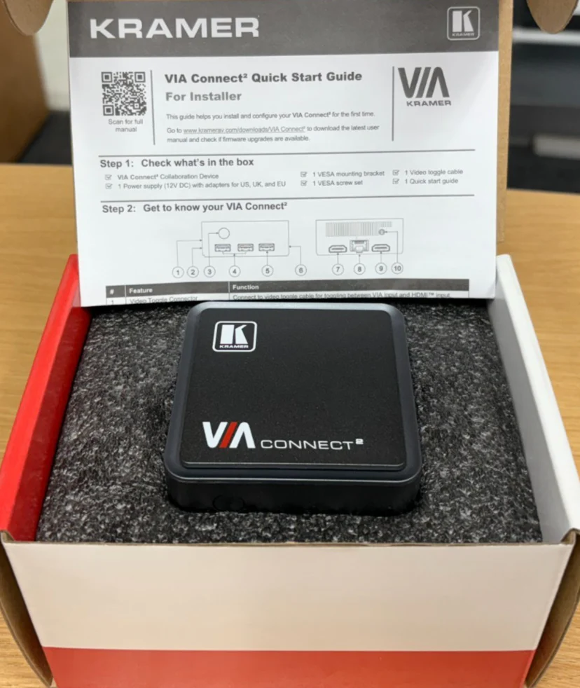 Kramer VIA-CONNECT2 Wireless & Wired Presentation Platform (P/N: 87-000290) - Image 2