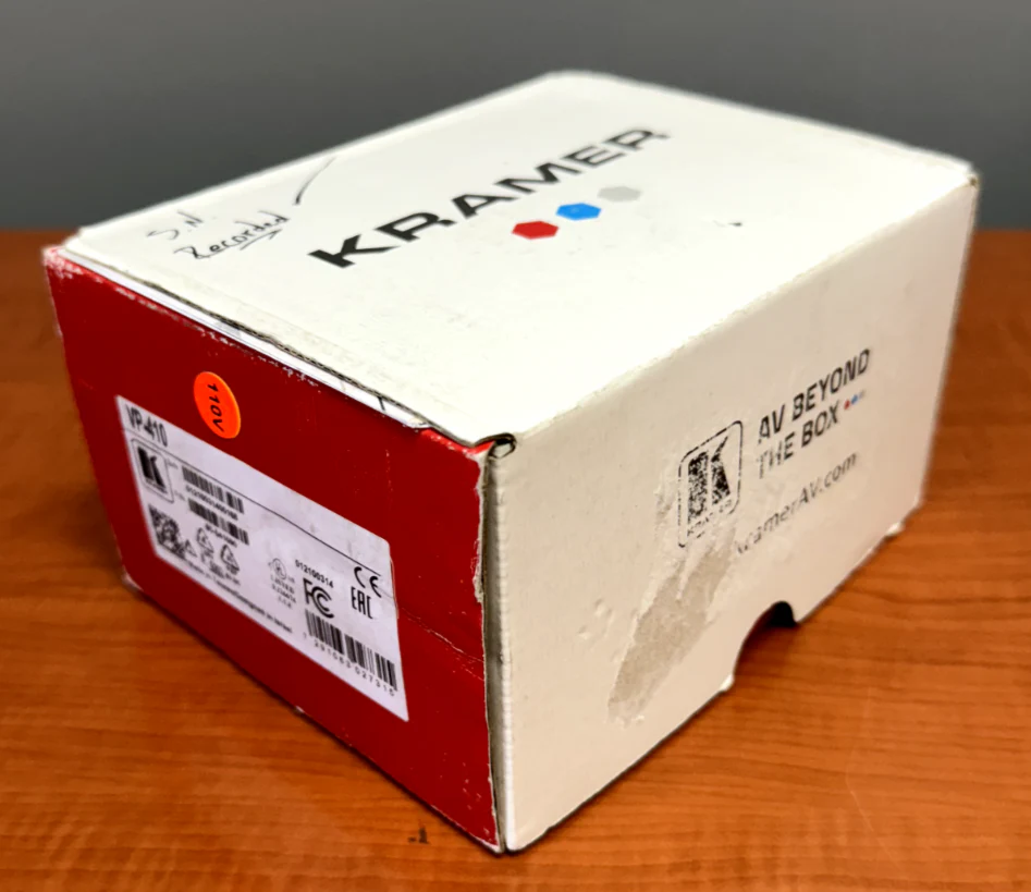 Kramer VP-410 Composite Video & Stereo-Audio to HDMI Scaler 90-041090 - Image 2