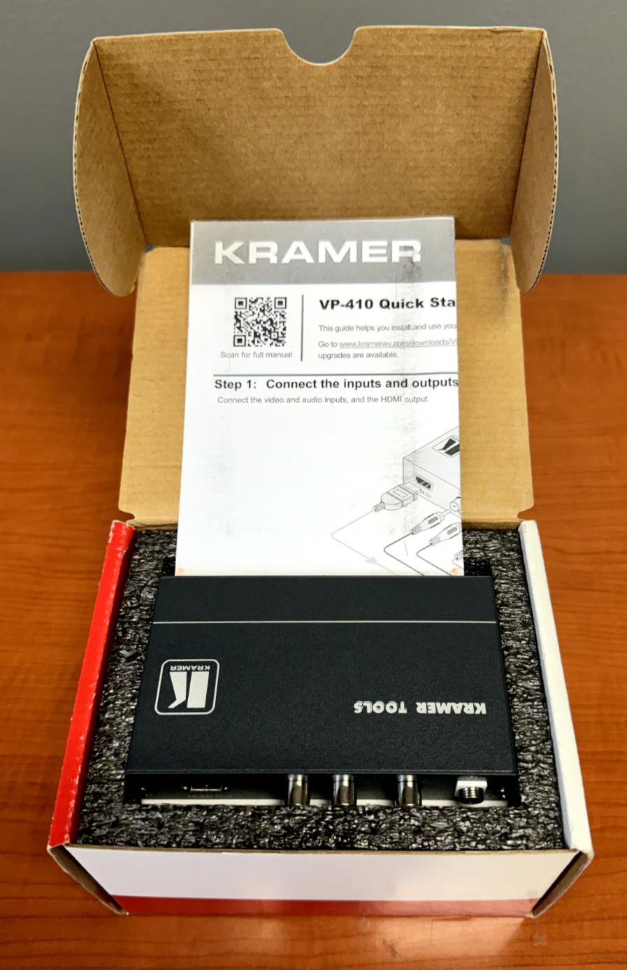 Kramer VP-410 Composite Video & Stereo-Audio to HDMI Scaler 90-041090 - Image 3