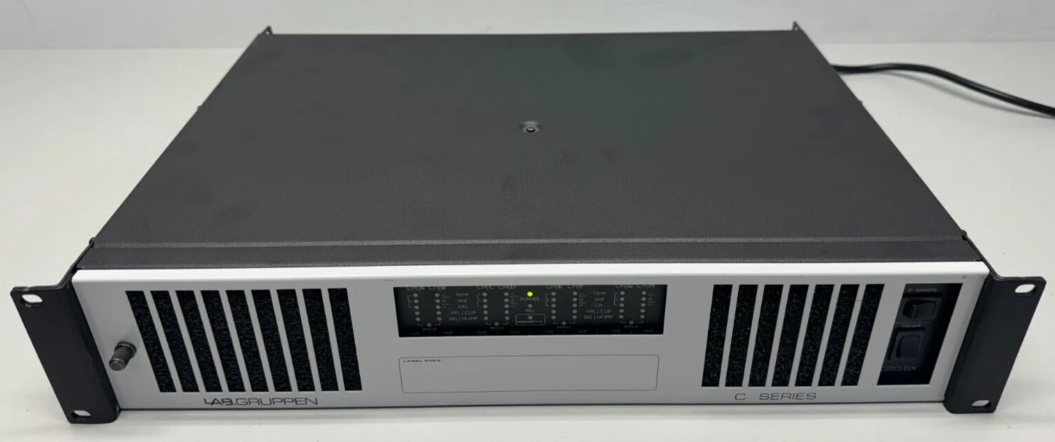 Lab Gruppen C series C 20:8X 2000W 8-Channel Amp w/NomadLink Network Monitoring - Image 2