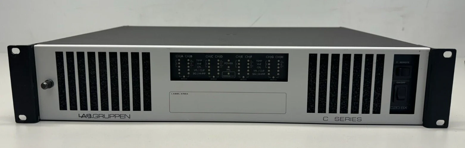 Lab Gruppen C series C 20:8X 2000W 8-Channel Amp w/NomadLink Network Monitoring - Image 3