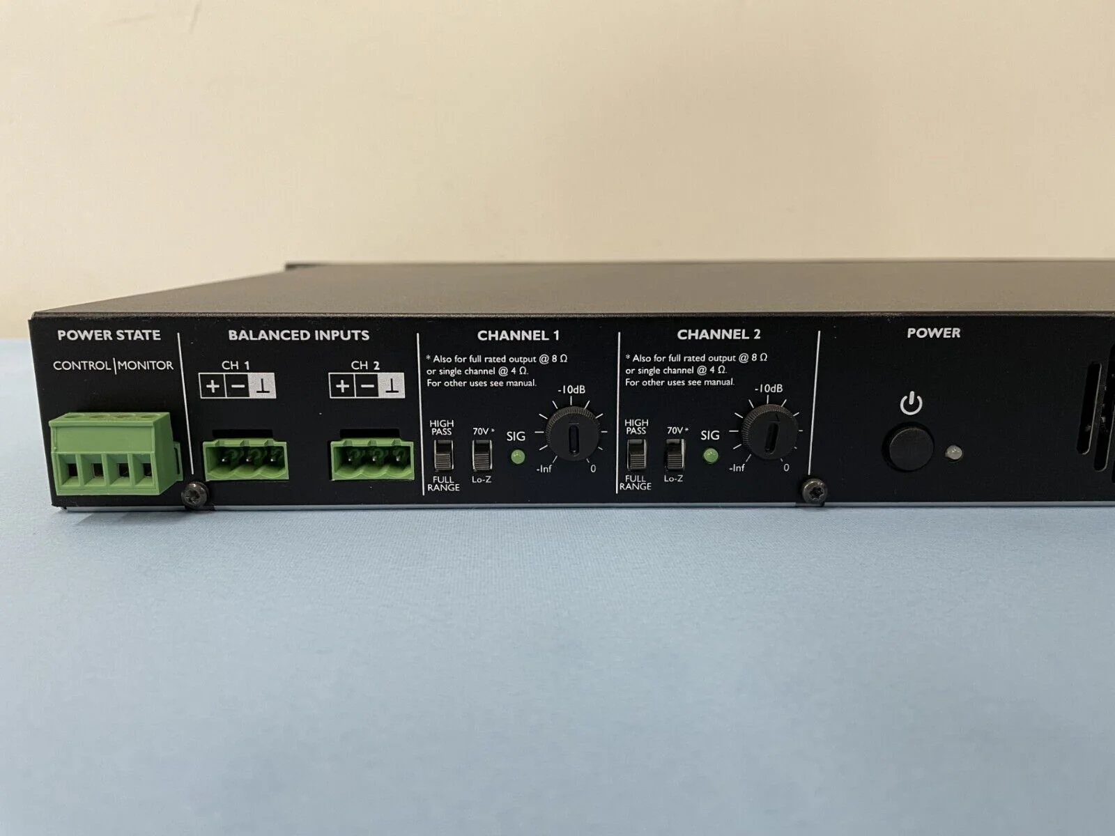 Lab Gruppen E Series 4:2 400-Watt Pro Audio Power Amplifier w/ 2 Output Channels - Image 5