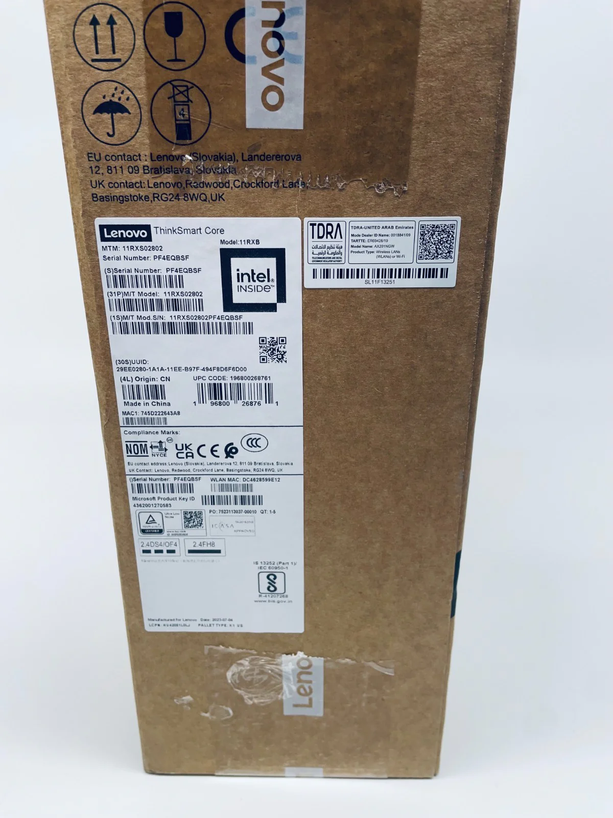 Lenovo ThinkSmart Core MTM: 11RXS00000 Model: 11RXB Desktop Computer - Image 6