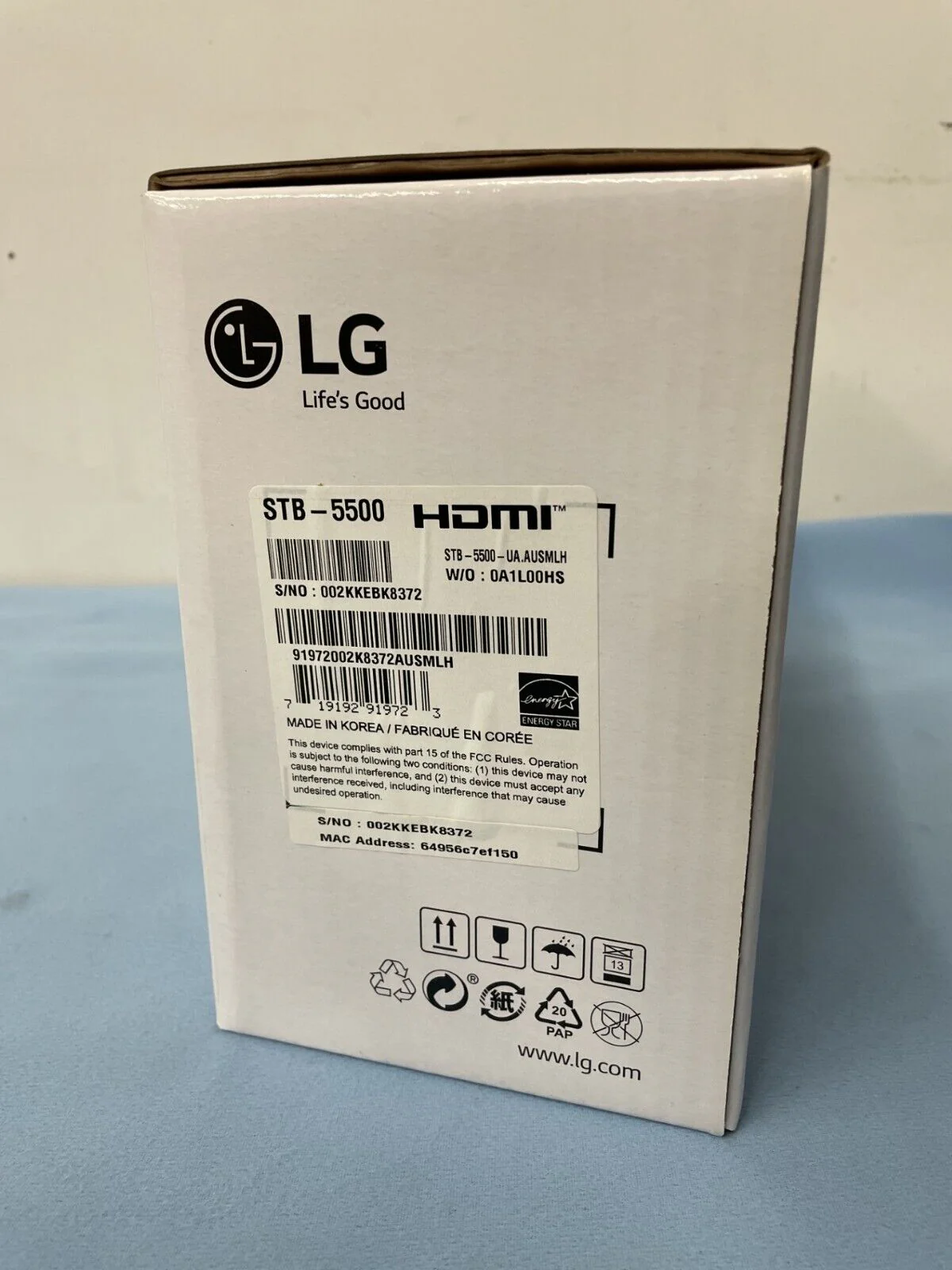 LG STB-5500 Pro Centric Ultra HD UHD / 4K SMART Hotel TV IP/IPTV STB Set Top Box - Image 2