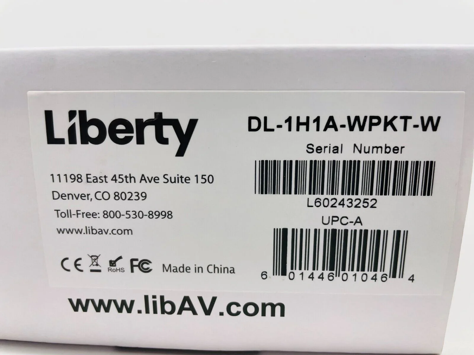 Liberty Digitalinx DL-1H1A-WPKT-W HDMI HDBaseT Wall Plate Extension Set - Image 2