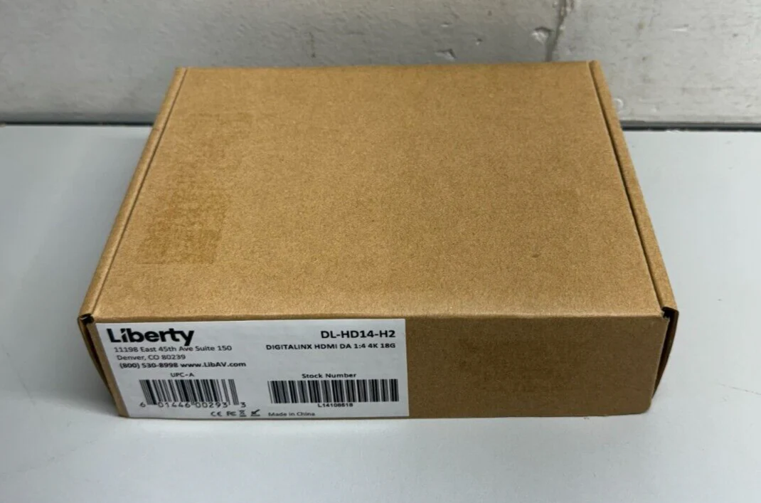 Liberty DL-HD14-H2 Digitalinx 1x4 4K HDMI 2.0 Splitter/Distribution Amplifier - Image 3