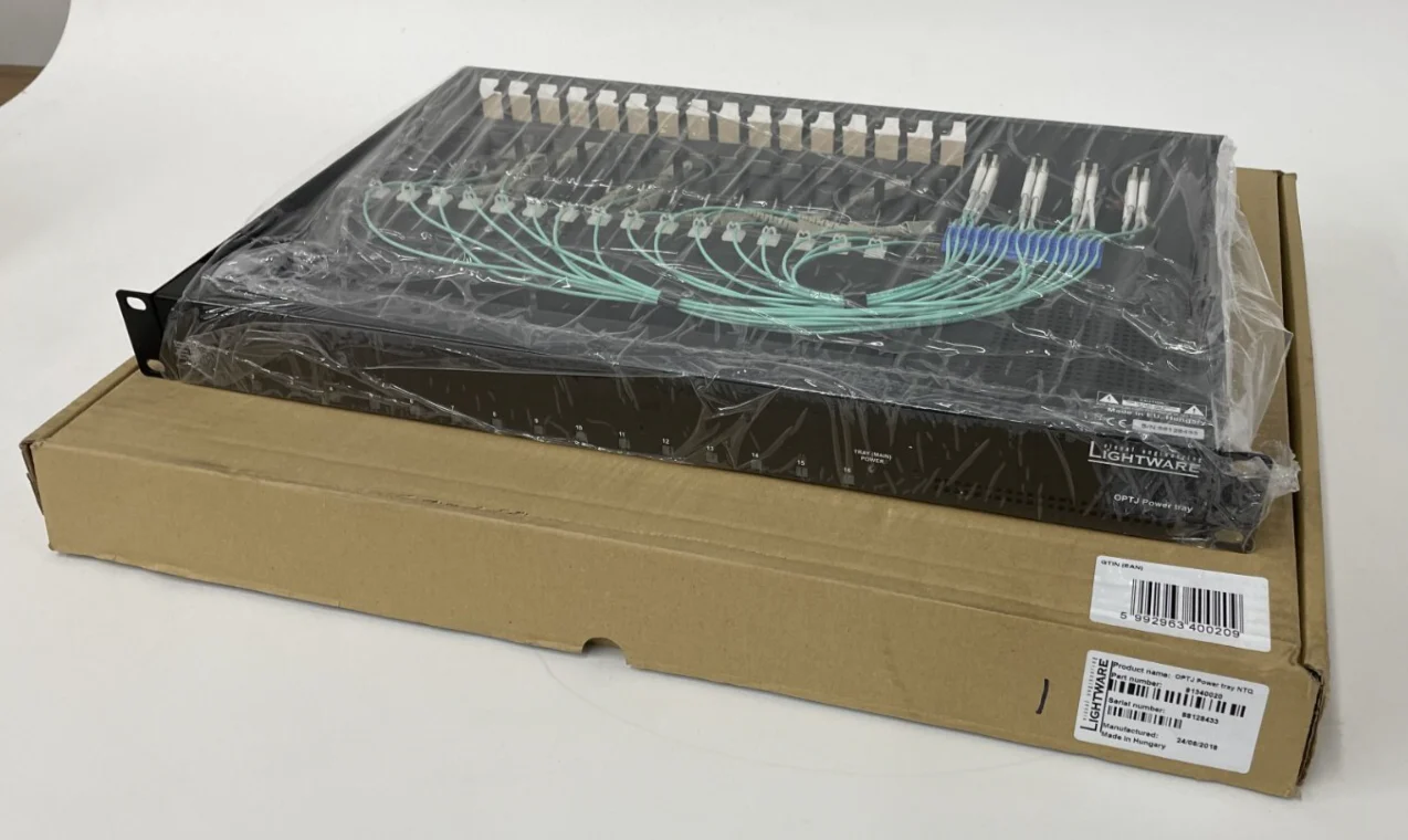 Lightware OPTJ Power Tray NTQ for 16x HDMI20 TX/RX Optical Extenders 91340020