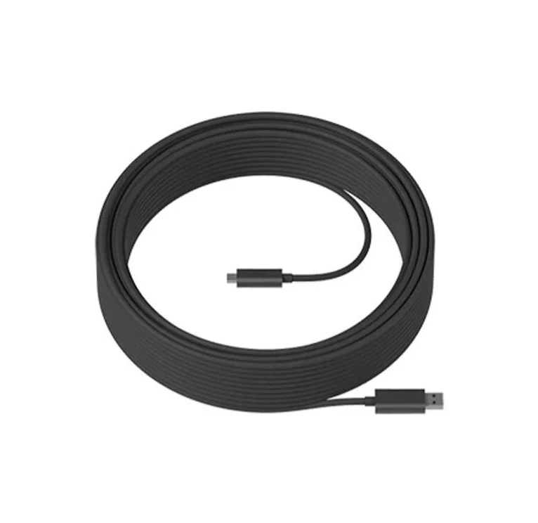 Logitech 25m Strong USB 3.1 SuperSpeed 10 Gbps Plenum-Rated Cable 939-001802